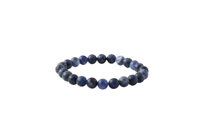 Sodalit 8mm Doğal Taş Bileklik - 1