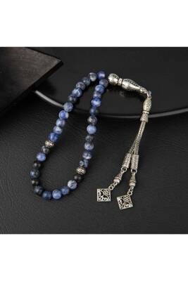 Sodalit Doğal Taş Tesbih 33lük - 6mm - Osmanlı Doğaltaş