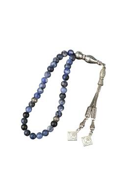 Sodalit Doğal Taş Tesbih 33lük - 6mm - 4