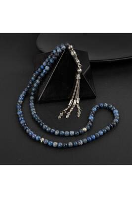 Sodalit Doğal Taş Tesbih 99luk - 6mm - Osmanlı Doğaltaş