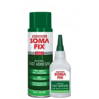 Somafix Genel Amaçlı Hızlı Yapıştırıcı Set 100 ml + 25 gr - Somafix (1)