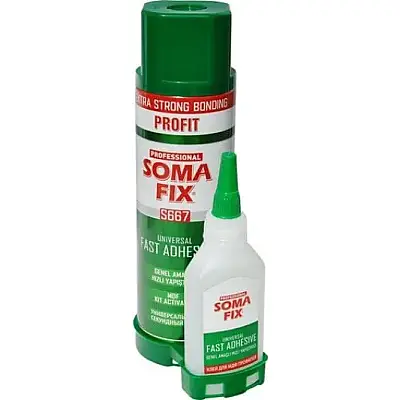 Somafix Genel Amaçlı Hızlı Yapıştırıcı Set 200 ml + 50 gr - Somafix (1)