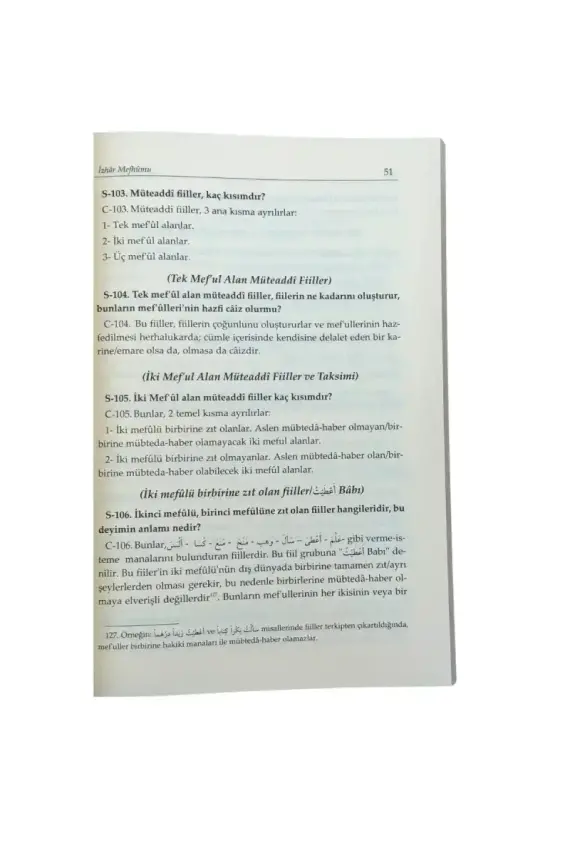Sorulu Cevaplı İzhar Mefhumu - 2