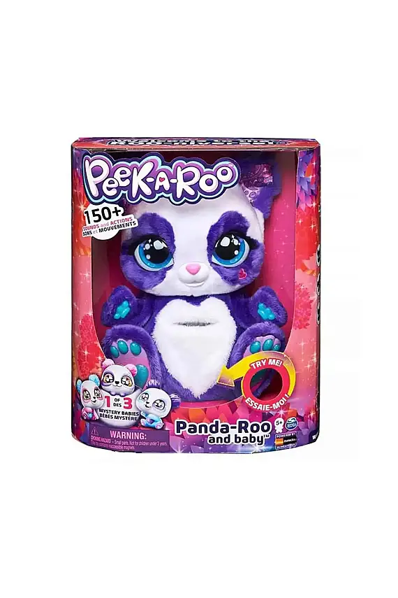 Spin Master Peek A Roo İnteraktif Peluş Panda - 1