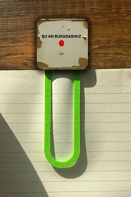 Şu An Buradasınız Kitap Ayracı - 1