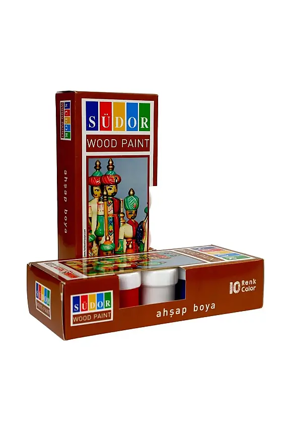 Südor Ahşap Boya Set 15 ml 10 Lu - 1