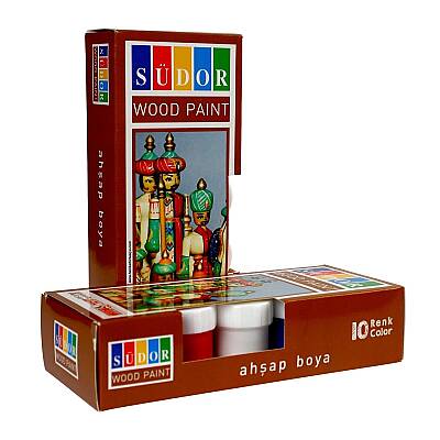 Südor Ahşap Boya Set 15 ml 10 Lu - Südor (1)