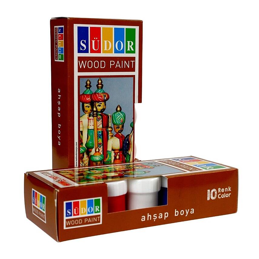 Südor Ahşap Boya Set 15 ml 10 Lu - 2
