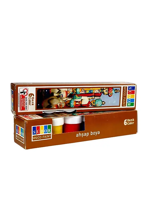 Südor Ahşap Boya Set 6 Renk 15 ml - 1