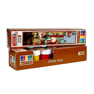 Südor Ahşap Boya Set 6 Renk 15 ml - Südor (1)