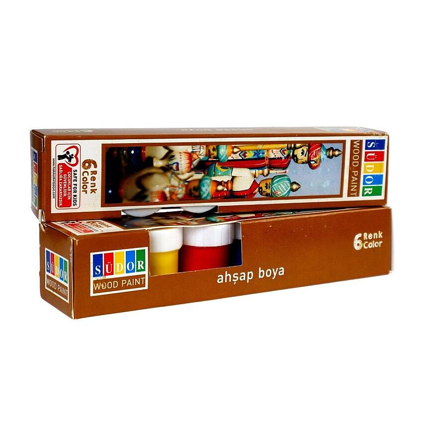 Südor Ahşap Boya Set 6 Renk 15 ml - 2