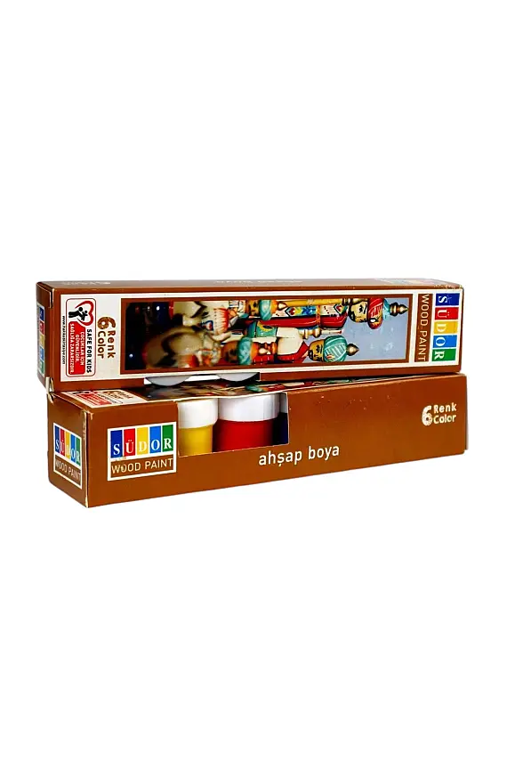 Südor Ahşap Boya Set 6 Renk 15 ml - 3