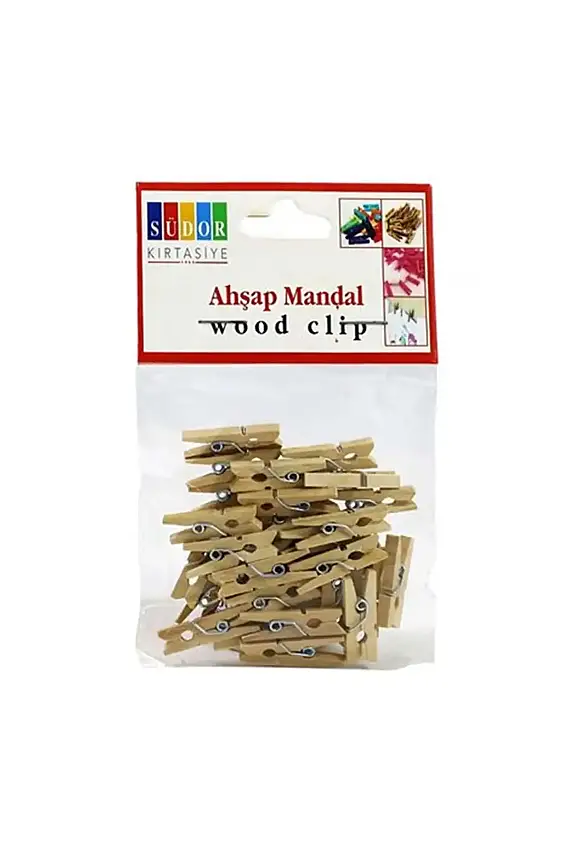 Südor Ahşap Mini Mandal Naturel - 1