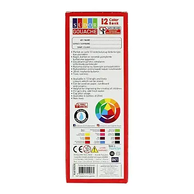 Südor Guaj Boya Set 12 Renk 20 ml - Südor (1)