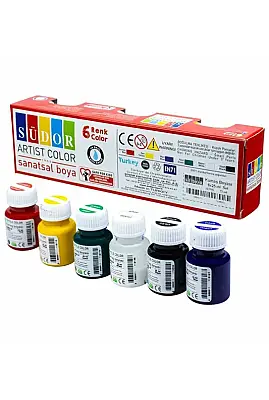Südor Kumaş Boyası Set 6 Renk 25 ml - 7