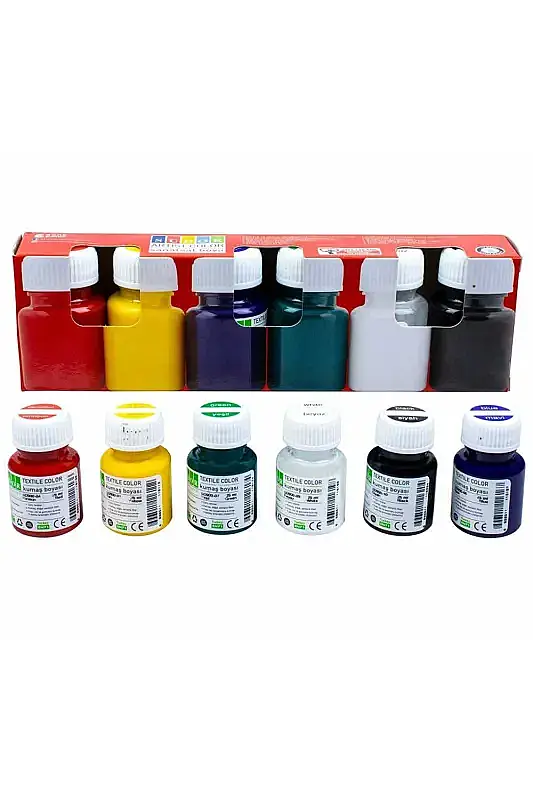 Südor Kumaş Boyası Set 6 Renk 25 ml - 8
