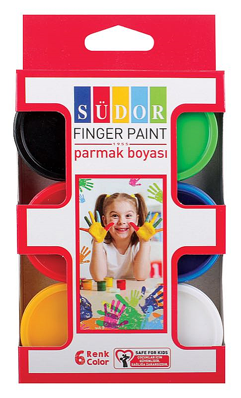 Südor Parmak Boyası Set 6 Renk 30 ml - 1