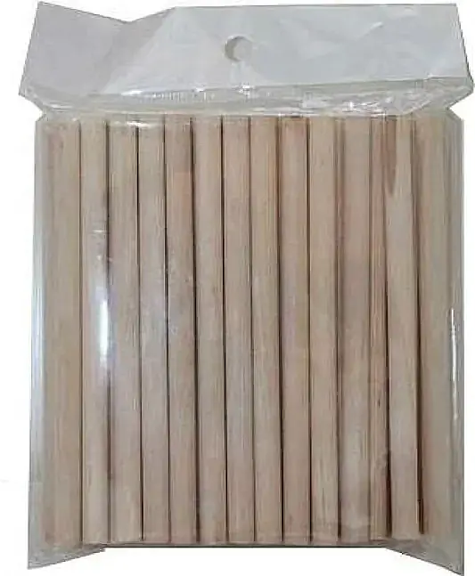 Südor Tahta Ahşap Naturel Yuvarlak Çubuk 50 Li - 2