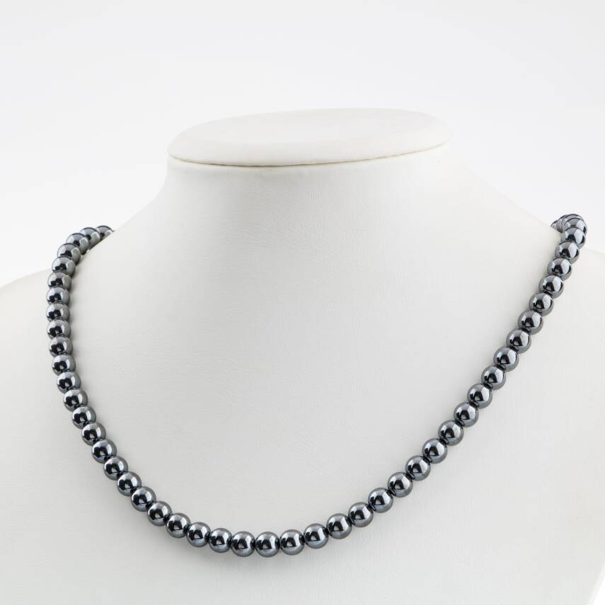 Sugulit 6 mm Dizi Doğal Taş Kolye - 1