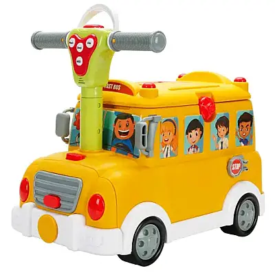Sunman School Bus Shop Binilebilen 34 Parçalı Sesli Işıklı Set - Sunman (1)
