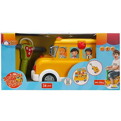 Sunman School Bus Shop Binilebilen 34 Parçalı Sesli Işıklı Set - 8