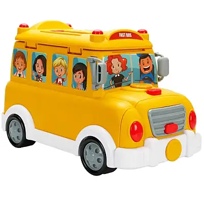 Sunman School Bus Shop Binilebilen 34 Parçalı Sesli Işıklı Set - 10