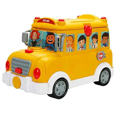 Sunman School Bus Shop Binilebilen 34 Parçalı Sesli Işıklı Set - 11