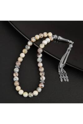 Süt Opal Doğal Taş Tesbih 33lük - 8mm - Osmanlı Doğaltaş