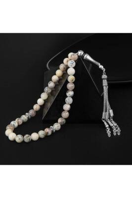 Süt Opal Doğal Taş Tesbih 33lük - 8mm - Osmanlı Doğaltaş