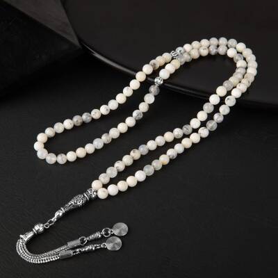 Süt Opal Doğal Taş Tesbih 99luk - 6mm - Osmanlı Doğaltaş