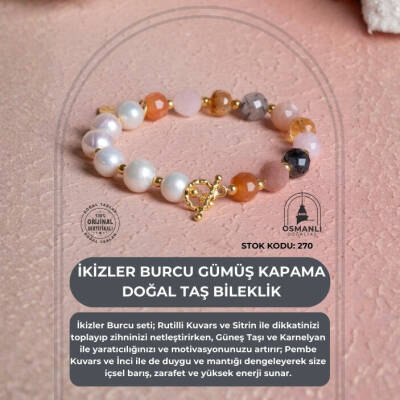 TA6588 Doğal Taş Bileklik 1 - Osmanlı Doğal Taş