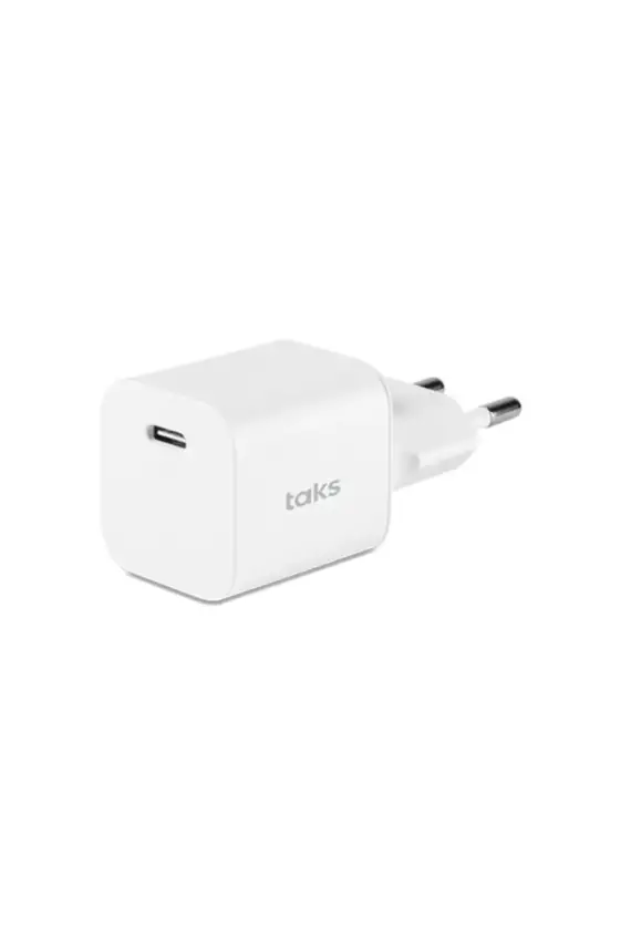 Taks TP02 30 W PD USB-C Seyahat Hızlı Şarj Aleti Beyaz 5TP02B - 2