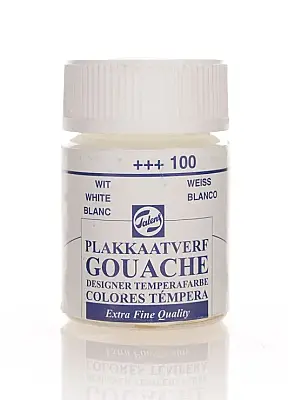 Talens 61002 Guaj Boya 16 ml White Beyaz - 1