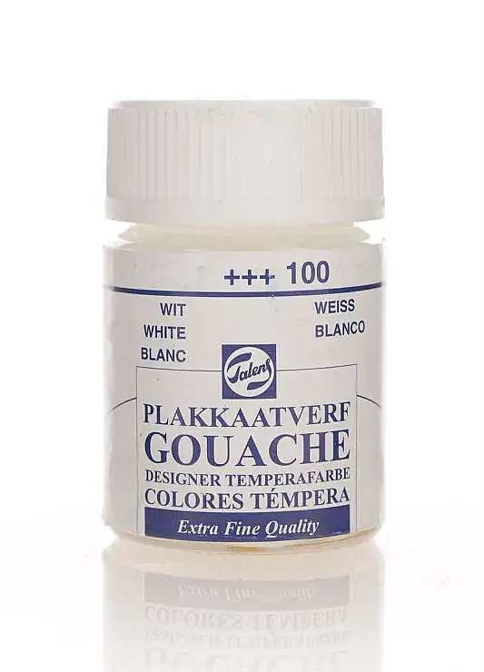 Talens 61002 Guaj Boya 16 ml White Beyaz - 1