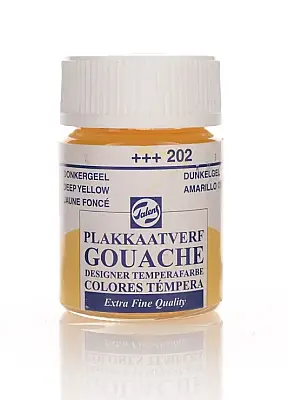 Talens 62022 Guaj Boya 16 ml Deep Yellow Koyu Sarı - 1