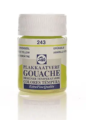 Talens 62432 Guaj Boya 16 ml Greenish Yellow Yeşilimsi Sarı - 1