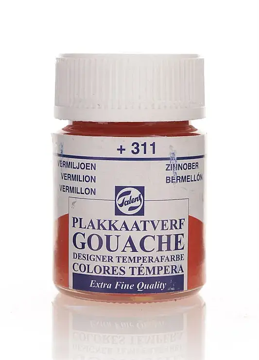 Talens 63112 Guaj Boya 16 ml Vermilion Vermilyon - 1