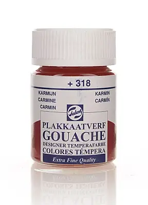 Talens 63182 Guaj Boya 16 ml Carmine Karmen Kırmızı - 1