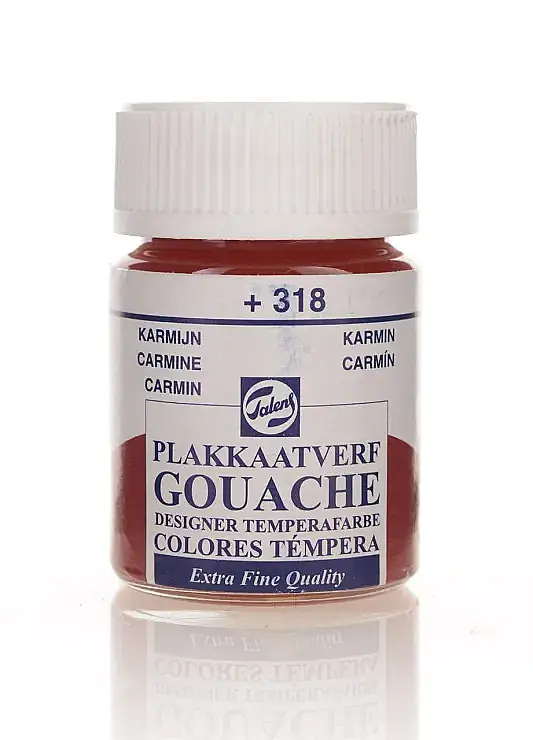 Talens 63182 Guaj Boya 16 ml Carmine Karmen Kırmızı - 2