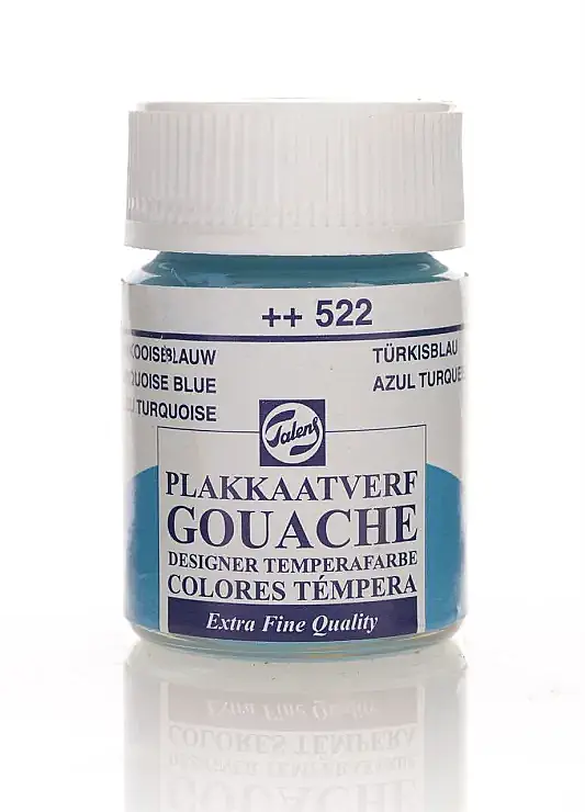 Talens 65222 Guaj Boya 16 ml Turquoise Blue Turkuaz Mavi - 1