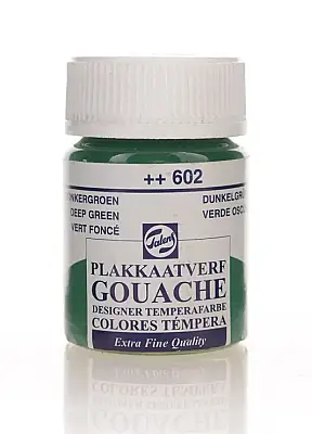 Talens 66022 Guaj Boya 16 ml Deep Green Koyu Yeşil - 1