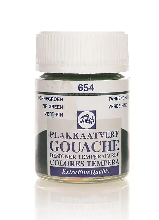 Talens 66542 Guaj Boya 16 ml Fir Green Çam Yeşili - 1