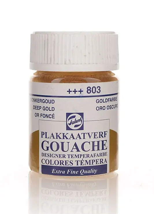 Talens 68032 Guaj Boya 16 ml Deep Gold Koyu Altın - 2