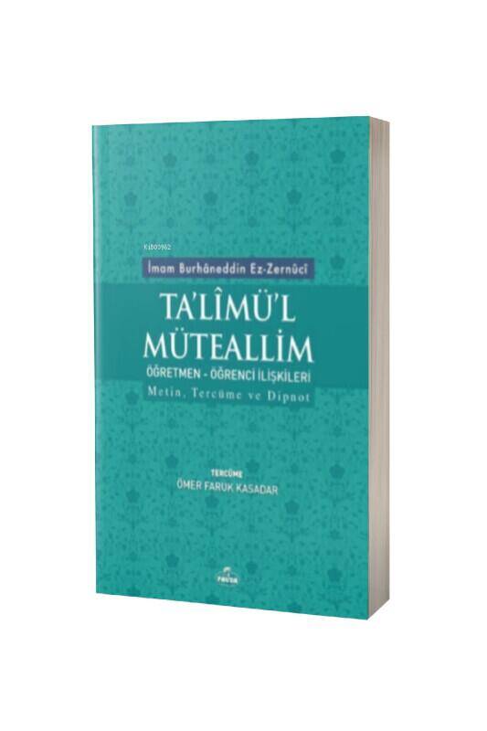 Talimül Mütealim Tercümesi - 2