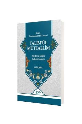 Talimül Müteallim Medrese Usulü Kelime Manalı - Şifa Yayınevi (1)