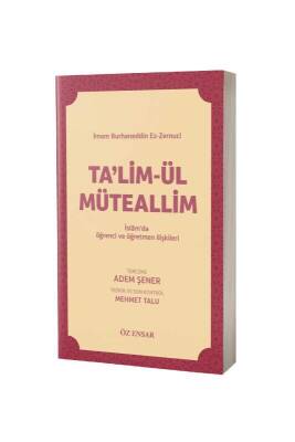 Talimül Müteallim Tercümesi - Karton Kapak - Özensar Yayıncılık