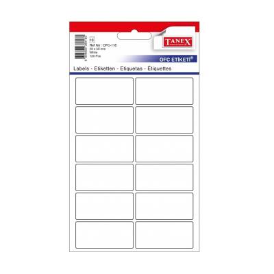 Tanex Ofis Etiketi Beyaz OFC 118 - Tanex