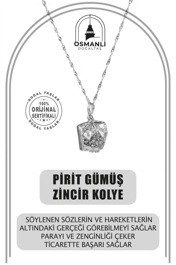 Tanzanit-İyolit Doğal Taş Gümüş Yıldız Kolye - 5