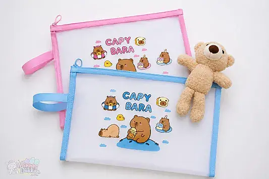 Taros Capy Bara Desenli Saplı File Dosya A4 - 1