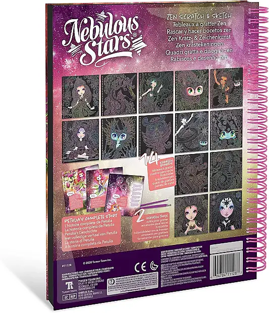Taros Nebulous Stars Scratch Sketch Defteri Zen Creative Book - 2